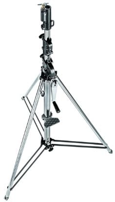 Manfrotto 087NW Wind Up Stand, Steel 2 Riser w/Geared Column