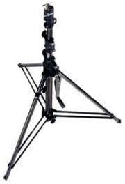 Manfrotto 087NWB Wind Up Stand, Black 2 Riser w/Geared Column