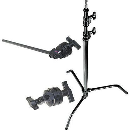 Avenger C-Stand Fixed Base 40" Black 3.3m/10.8' w/Grip Head, Arm