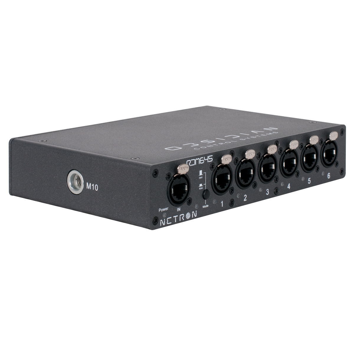 NRD112 - RDM 645 - RDM Splitter 1x6 RJ45, 1/2 Rack