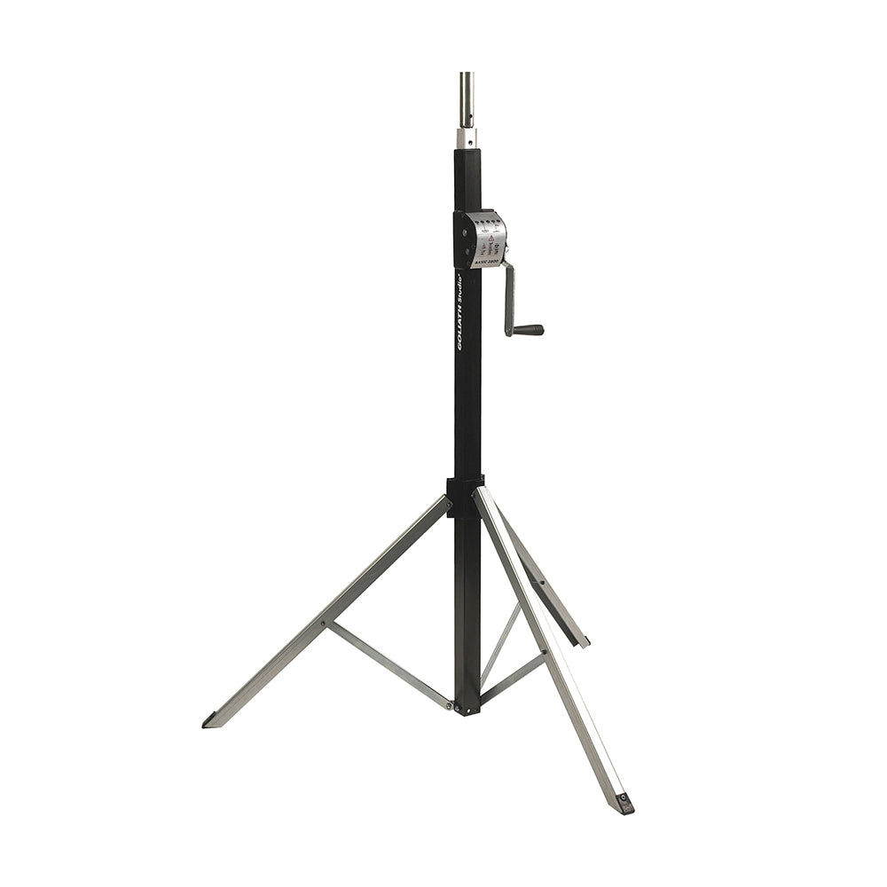 Global Truss DT-3800L DuraTruss Telescoping Crank Stand, 12.5 ft, 176 lb Max