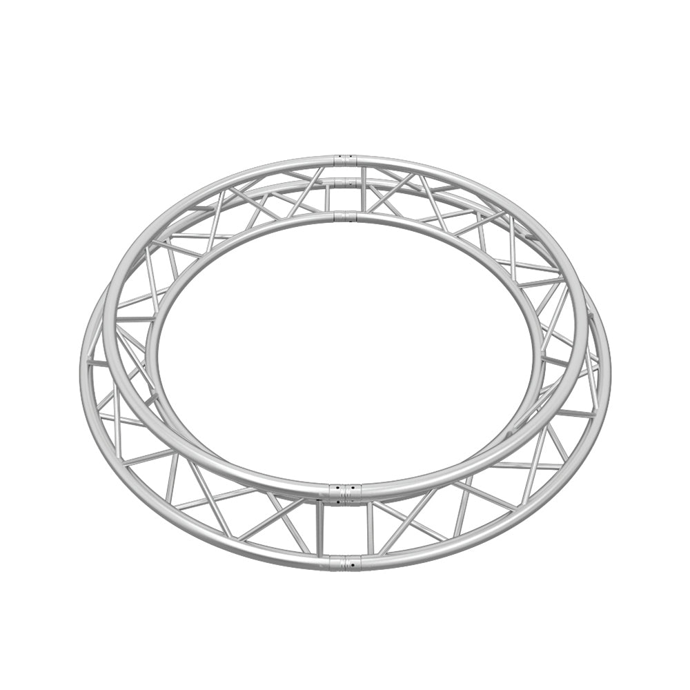 Global Truss TR-C1.5-180-KIT F33 Triangle Truss Circle - 1.5m (4.92 ft) OD, 2 x 180° Arcs