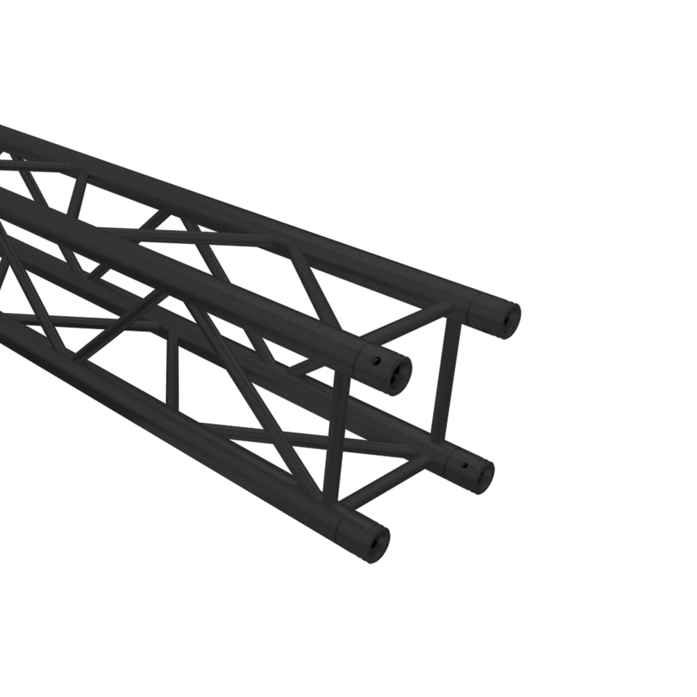 Global Truss SQ-4112 BLK MTE F34 Square Truss Straight Segment - 2m (6.56 ft) Black