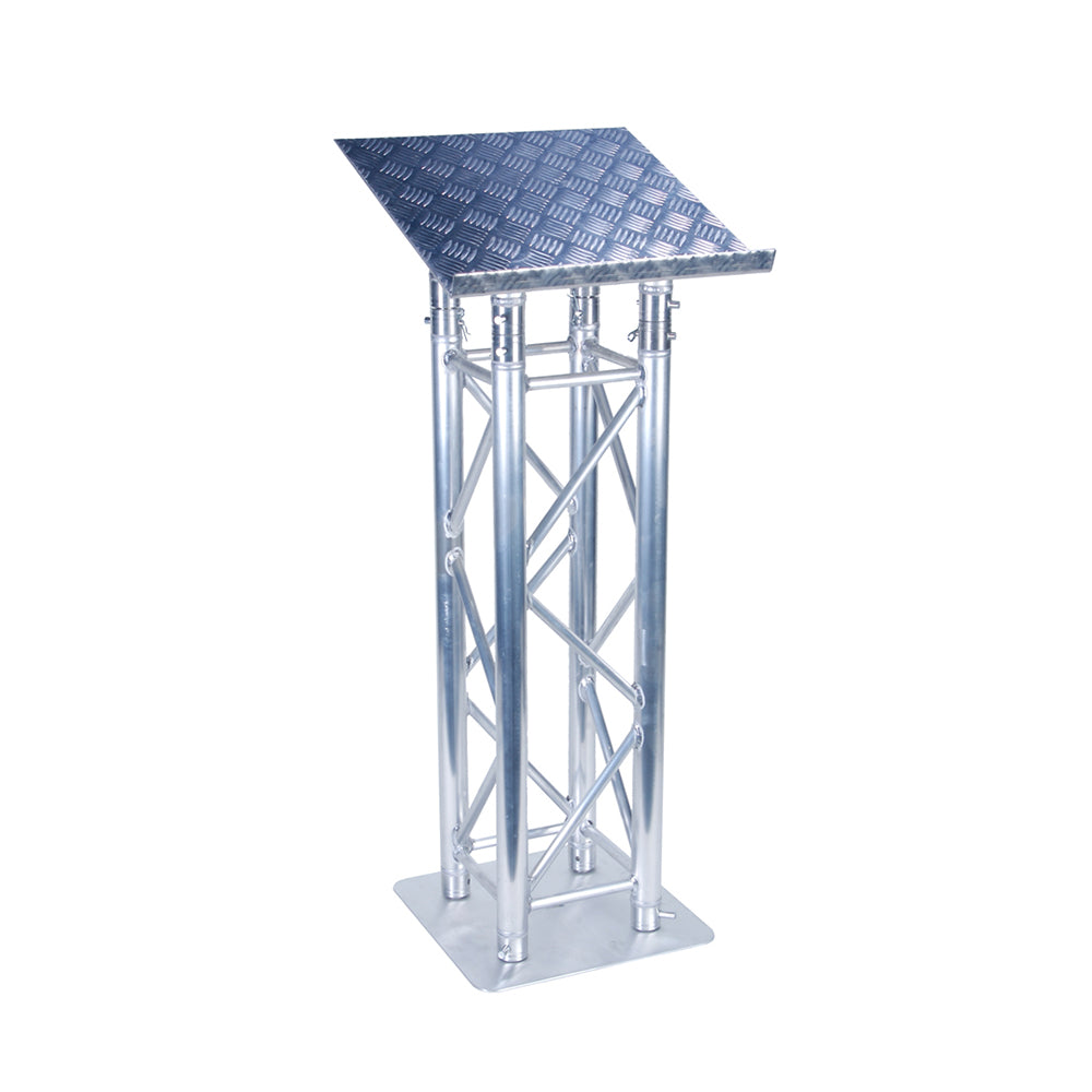 Global Truss GT-LECTERN Aluminum Truss Lectern with Diamond Plate Top