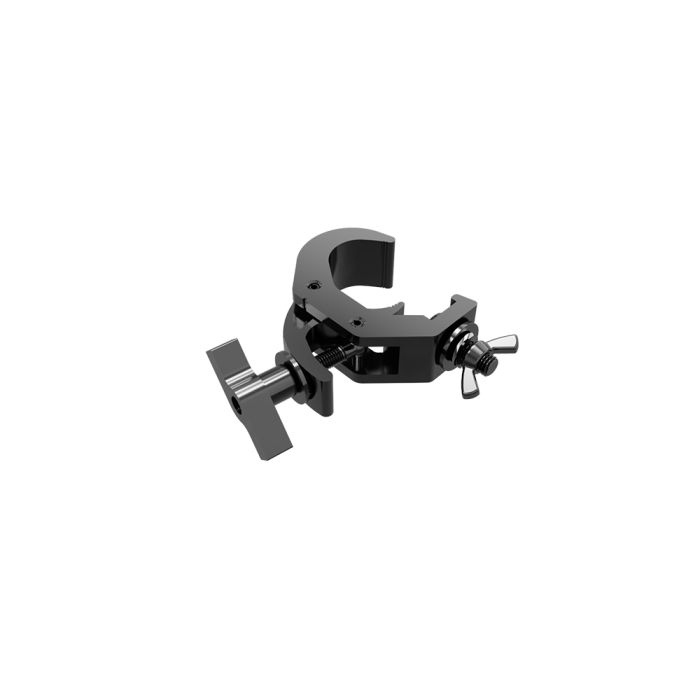 Global Truss JR QUICK RIG CLAMP BLK Hook-Style Mini Truss Clamp with T-Handle, Black