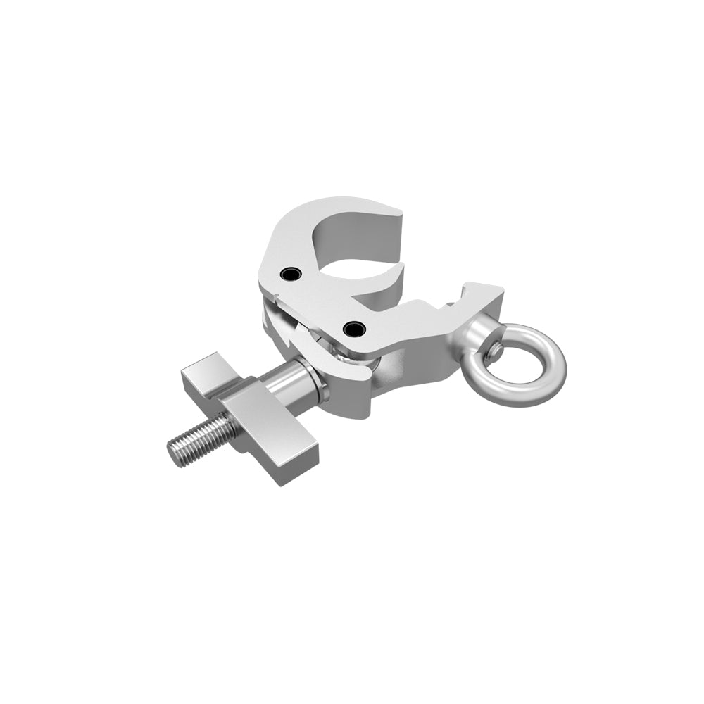 Global Truss QUICK RIG EYE CLAMP/N Low-Profile Narrow Hook Clamp with Eye Nut