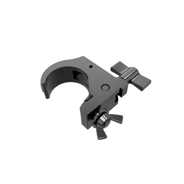 Global Truss SNAP CLAMP BLK Low-Profile Hook-Style 2 in Clamp with T-Handle, Black