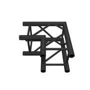 Global Truss SQ-4121 BLK/MTE F34 Square Truss 2-Way 90-Degree Corner - Matte Black