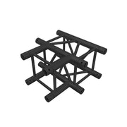 Global Truss SQ-4129 BLK/MTE F34 Square Truss 3-Way 90-Degree T-Junction - Matte Black