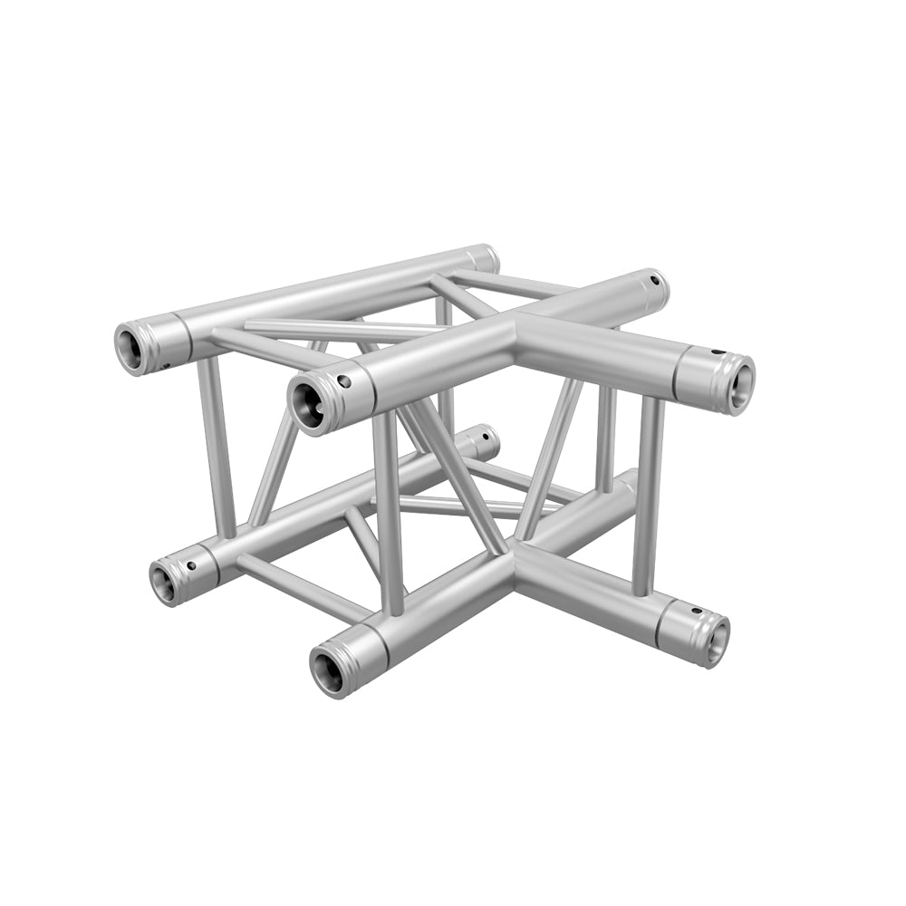 Global Truss SQ-4129IB F34 Square Truss 3-Way Square to I-Beam T-Junction