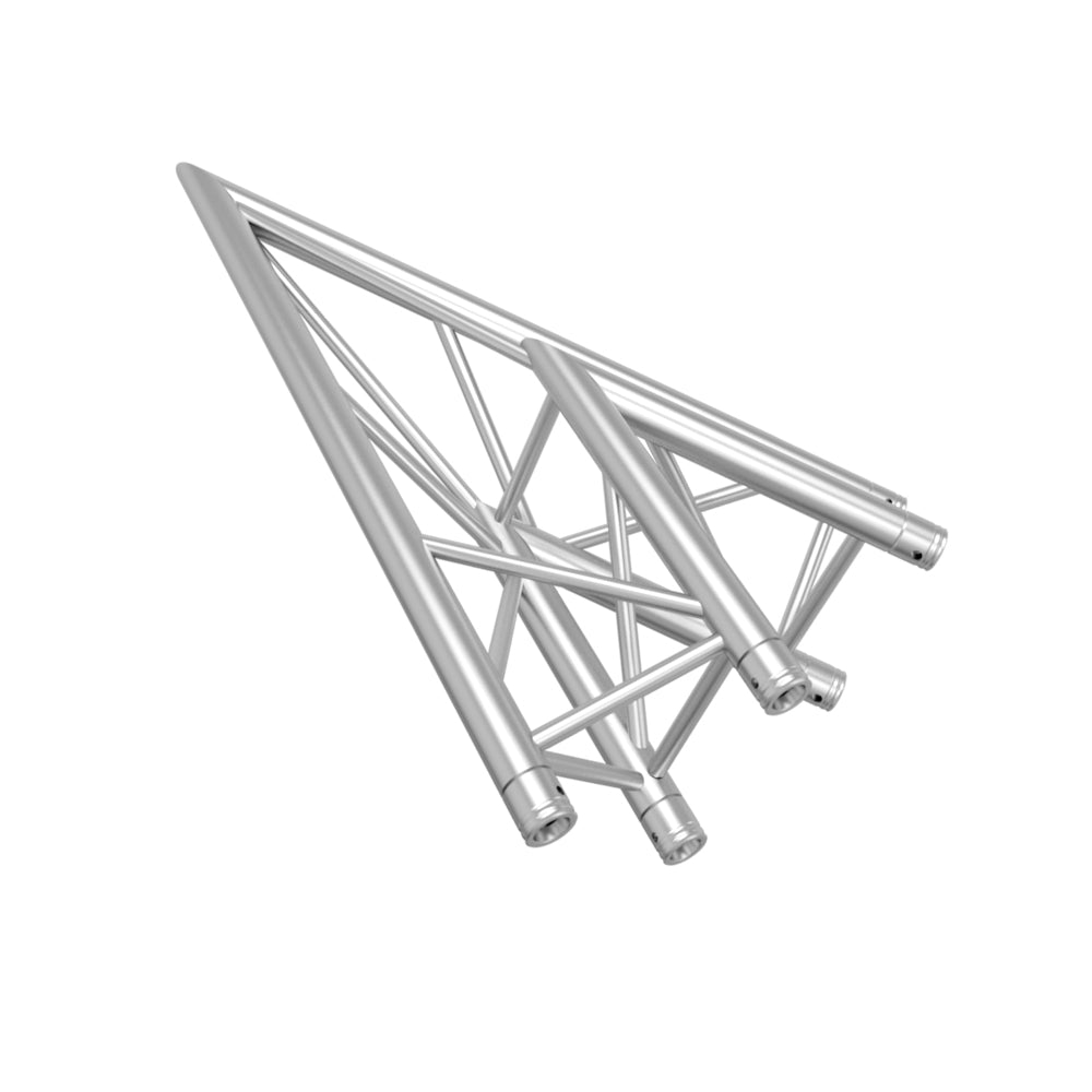 Global Truss TR-4086-O F33 Triangle Truss 2-Way 45 Degree Corner, Apex Out