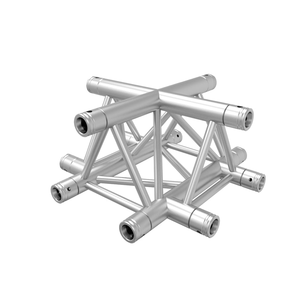 Global Truss TR-4100-UD F33 Triangle Truss 4-Way Cross Junction, Apex Up/Down