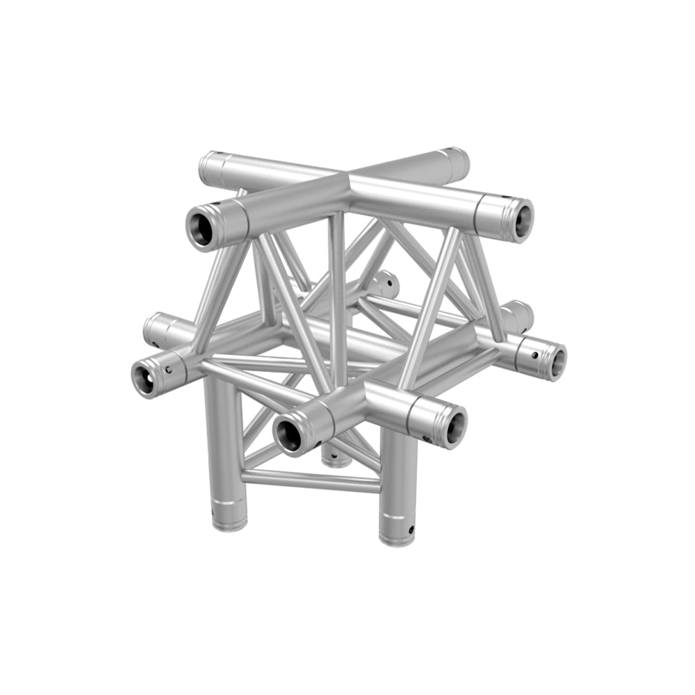 Global Truss TR-4101-U F33 Triangle Truss 5-Way Cross Junction, Apex Up
