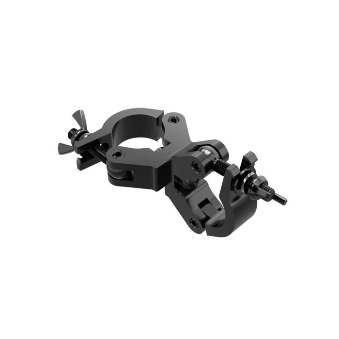 Global Truss X-PROSWIVEL CLAMP SLM12 BLK Extra Heavy-Duty Narrow Dual Swivel Clamp, Black