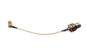 RP-SMA male R/A to N female bulkhead 150mm