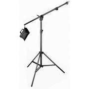 Manfrotto Combi-Boom Baby Light Stand, Black Aluminium with Sandbag