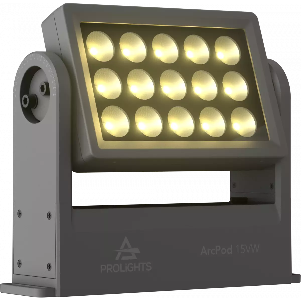 ARCPOD15VWC5M - Compact 15x10W WW+CW outdoor IP66 LED wash light
