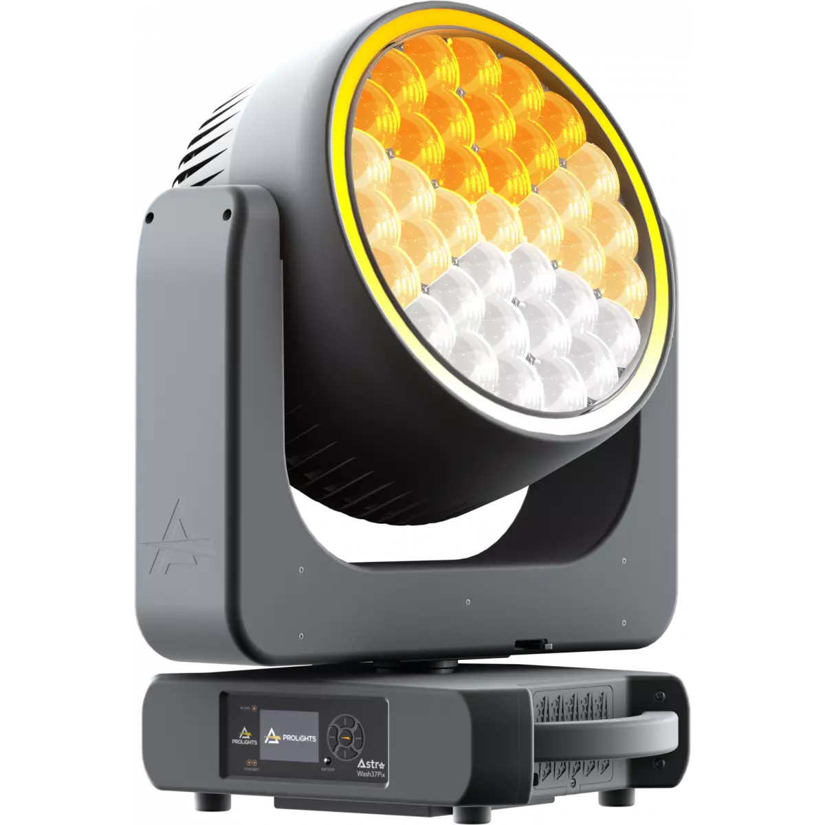 ASTRAWASH37PIX - 37x40W RGBW moving wash light with 4°-54° zoom, pixel control and pixel ring