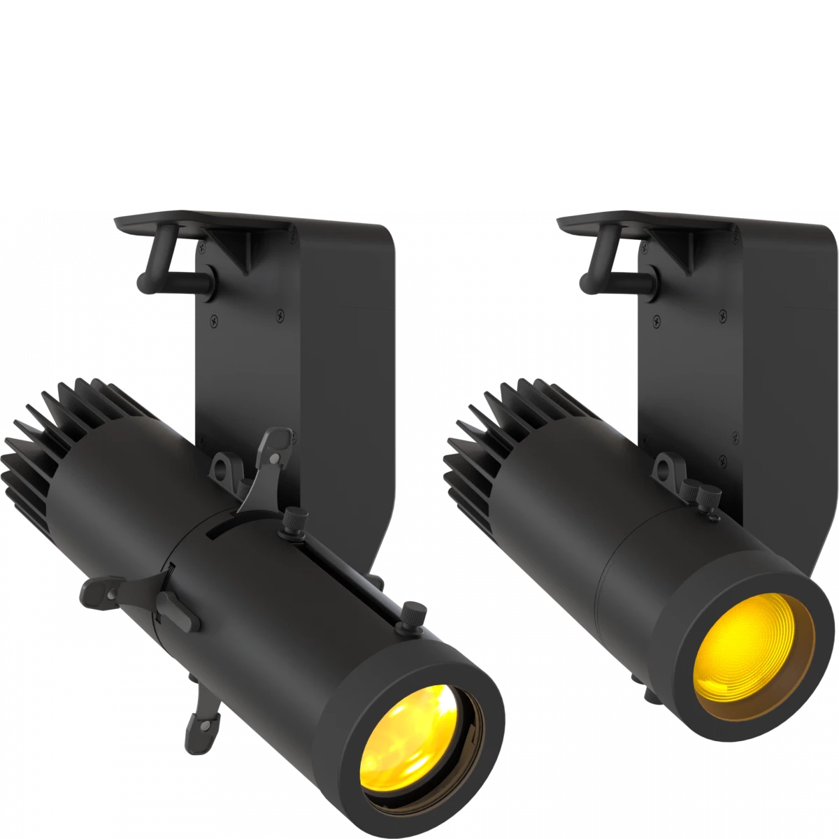 ECLDisplayCRMX - 40W RGB+WW LED Spotlight with Wireless CRMX and wired control, without lens, black