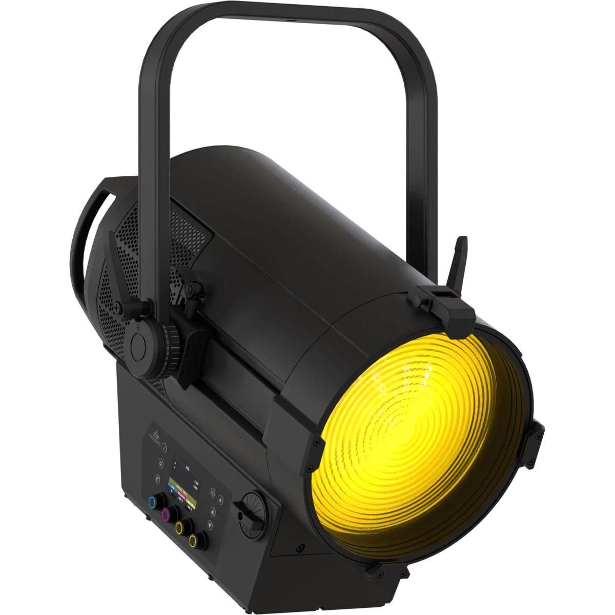 ECLFresnel CT+LIP 600w IP65 6 color fresnel. 10°-77° zoom range, barn door included