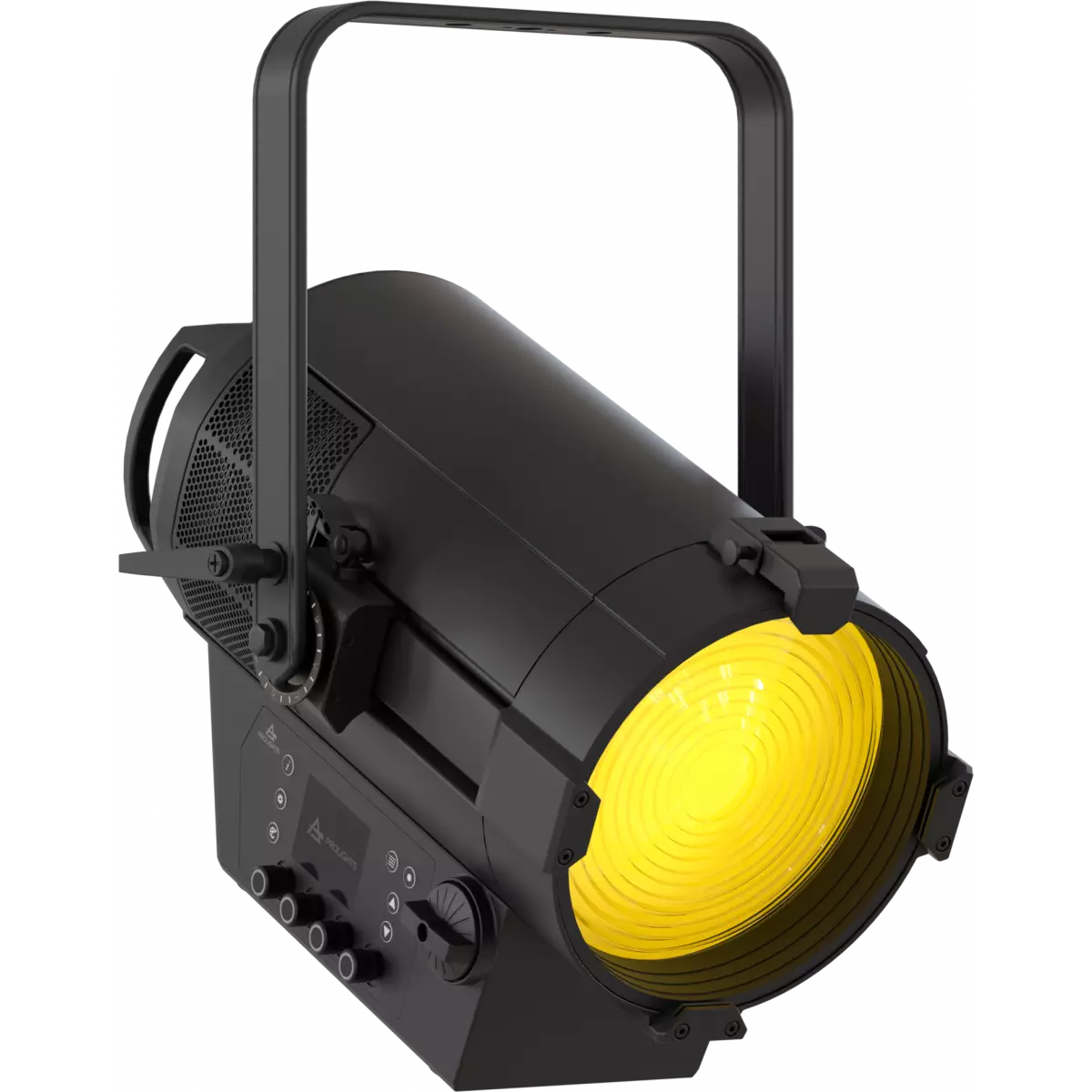 ECLFresnel CT+M 350w IP20 6 color fresnel. 9°-80° zoom range, barn door included
