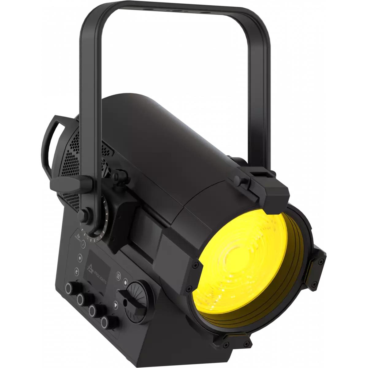 ECLFresnel CT+S 200w IP20 6 color fresnel. 9°-73° zoom range, barn door included