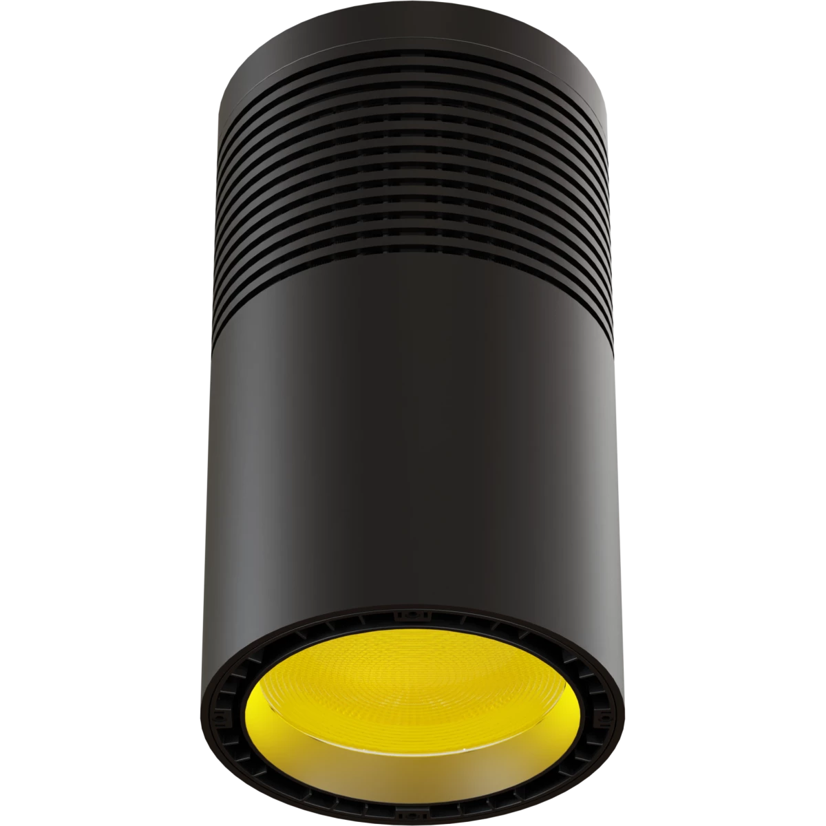 ECLPendantJR - 100W RGB+WarmWhite LED source pendant light, black