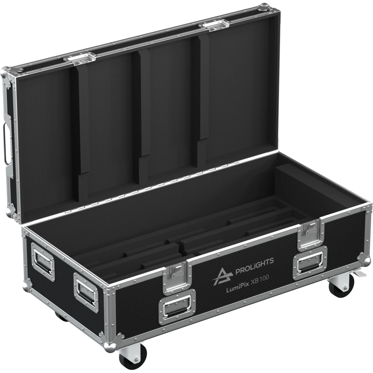 Flight case for 4 pcs LUMIPIXXB100 or 8 pcs LUMIPIXXB050