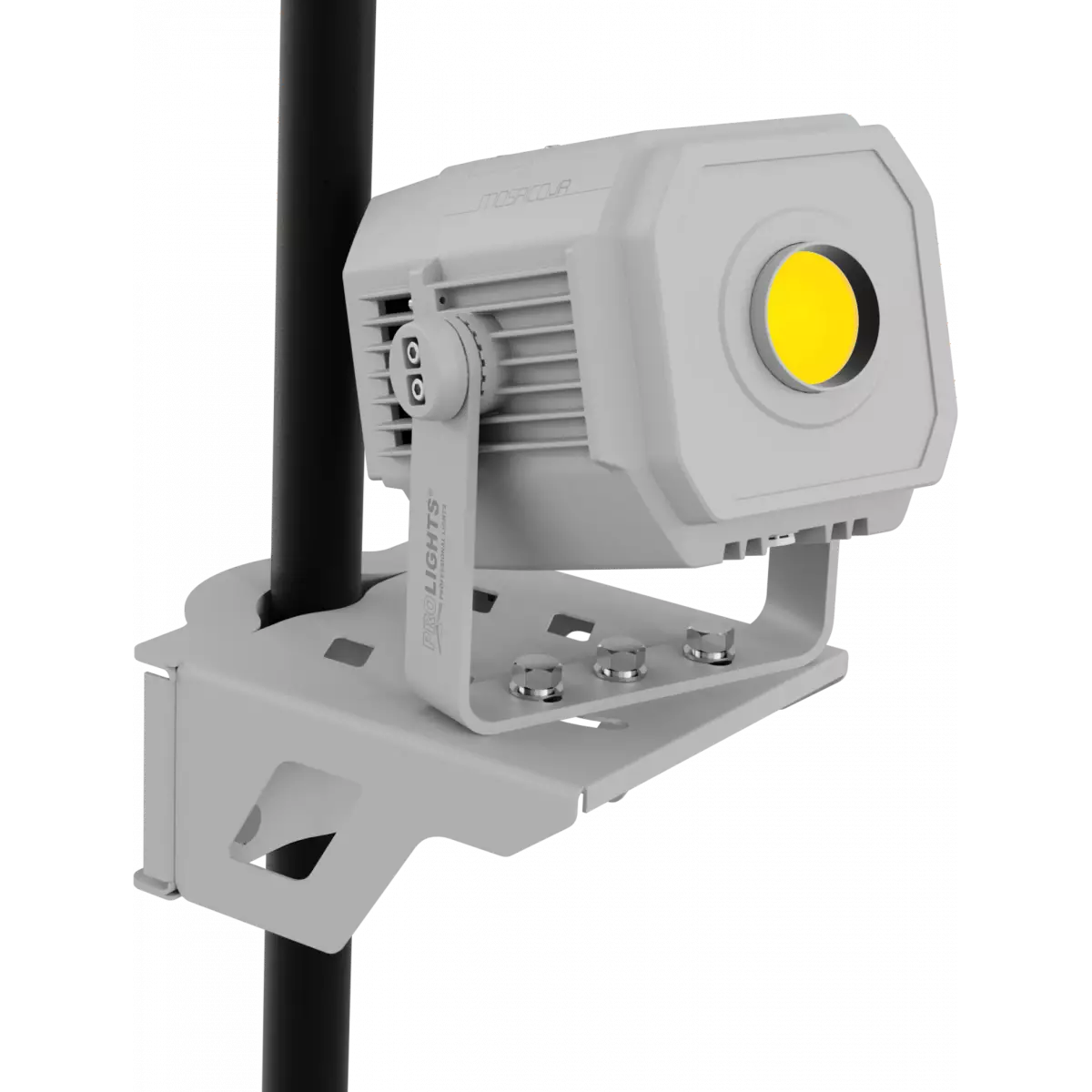 Bracket for MOSAICOJR for wall mounting and suspension on poles