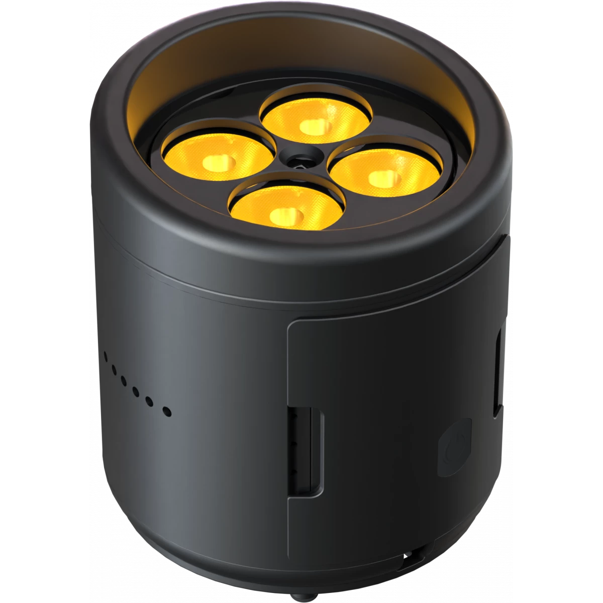 SMARTBATPLUSG2 - IP65 4x20W Hybrid Battery Uplighter with RGB+WW LED source, WDMX & wired