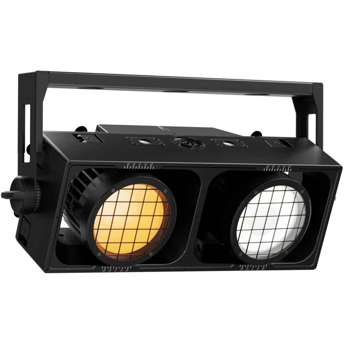 SUNRISE2FLXFC - IP65 modular LED blinder with 2x300W RGBWW+Amber