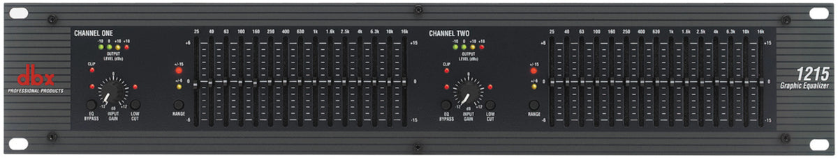 DBX1215V - DBX 1215 12 Series - Dual 15 Band Graphic Equalizer