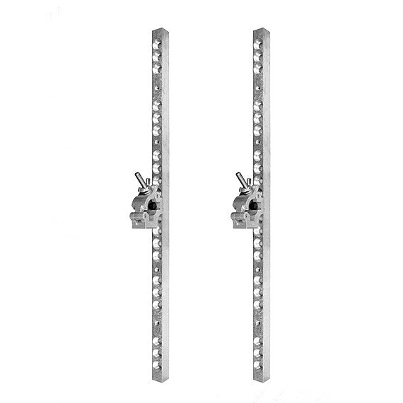 Universal Plasma Mount Set, 3/8" QC1.5, Mill (Pair)