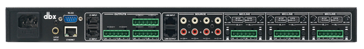 DBX1261MV - DBX 1261m 12x6 Digital Zone Processor