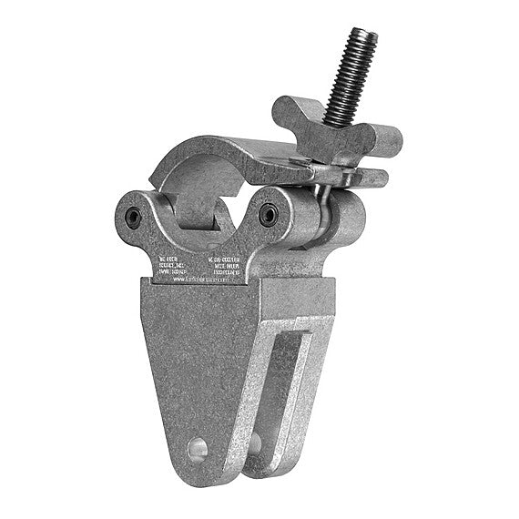 Mega-Coupler to Clevis Assembly, Mill, Stainless – Creative Stage Lighting