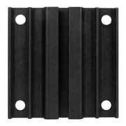 Track Hanger Half, Short, Machined, Black