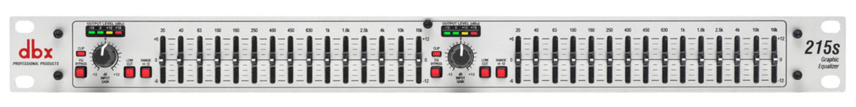 DBX215SV - DBX 215s 2 Series - Dual 15 Band Graphic Equalizer