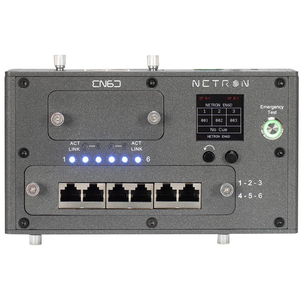 NDR613 - EN6D - 6-Universe XLR sACN/Art-Net Node, DIN
