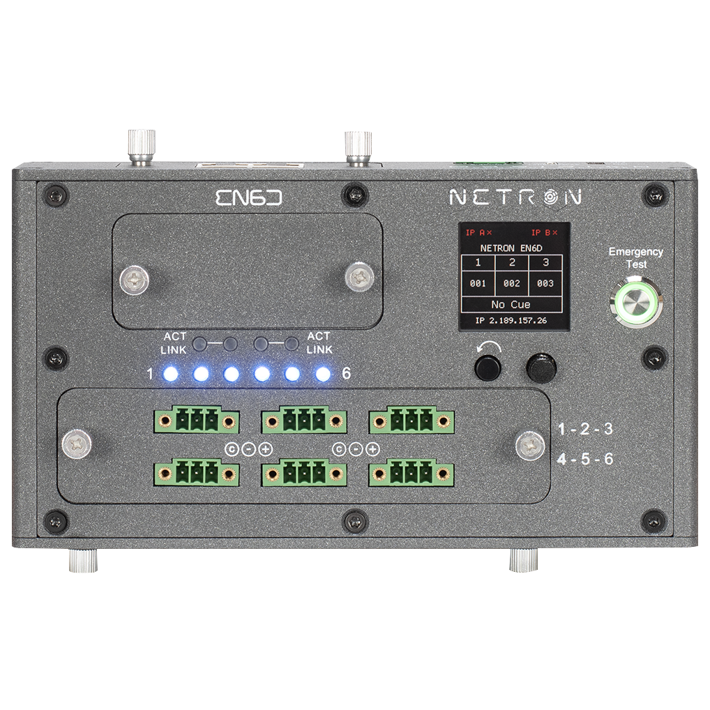 NDR613 - EN6D - 6-Universe XLR sACN/Art-Net Node, DIN