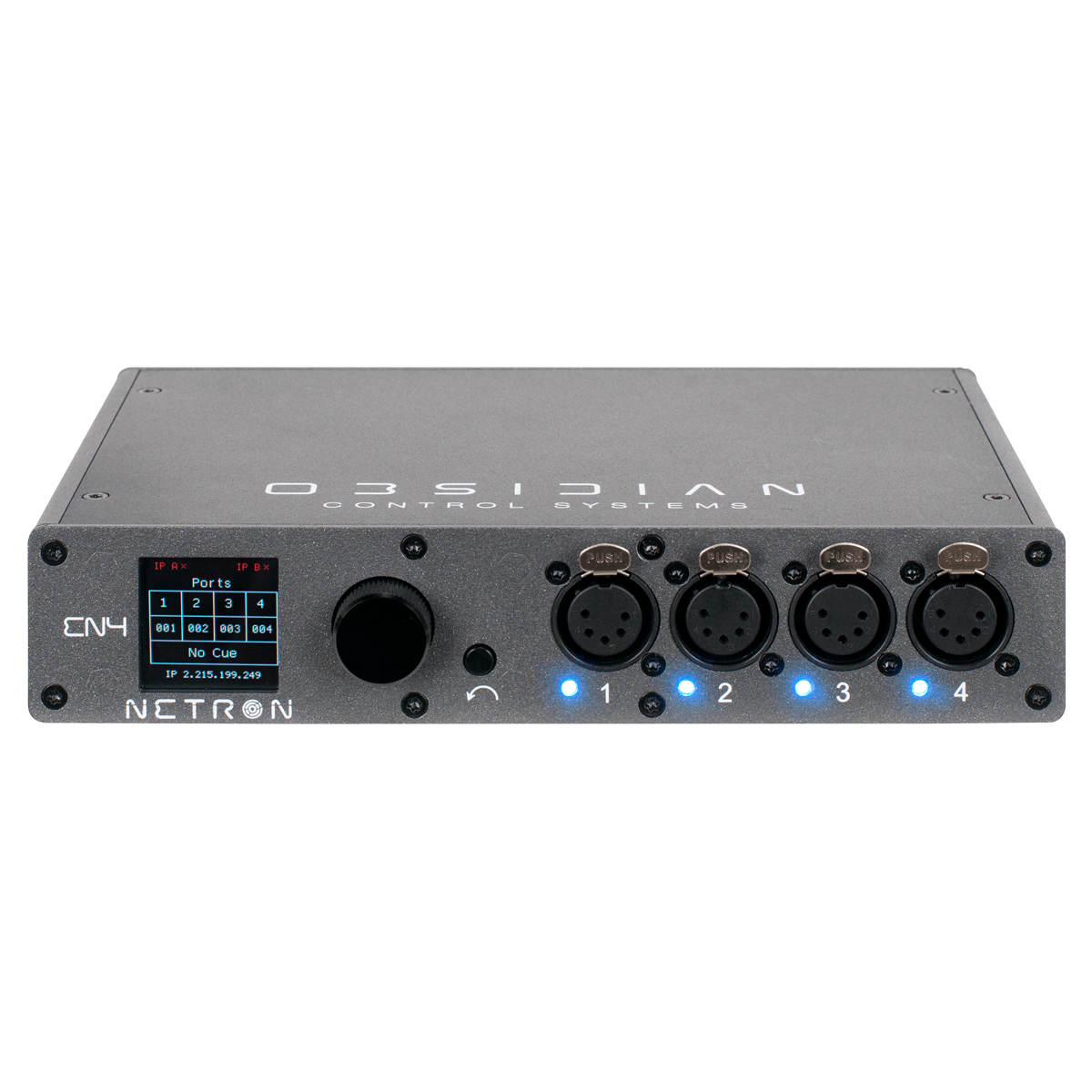 NRE012 - EN4 - 4-Universe XLR sACN/Art-Net Node, 1/2 Rack