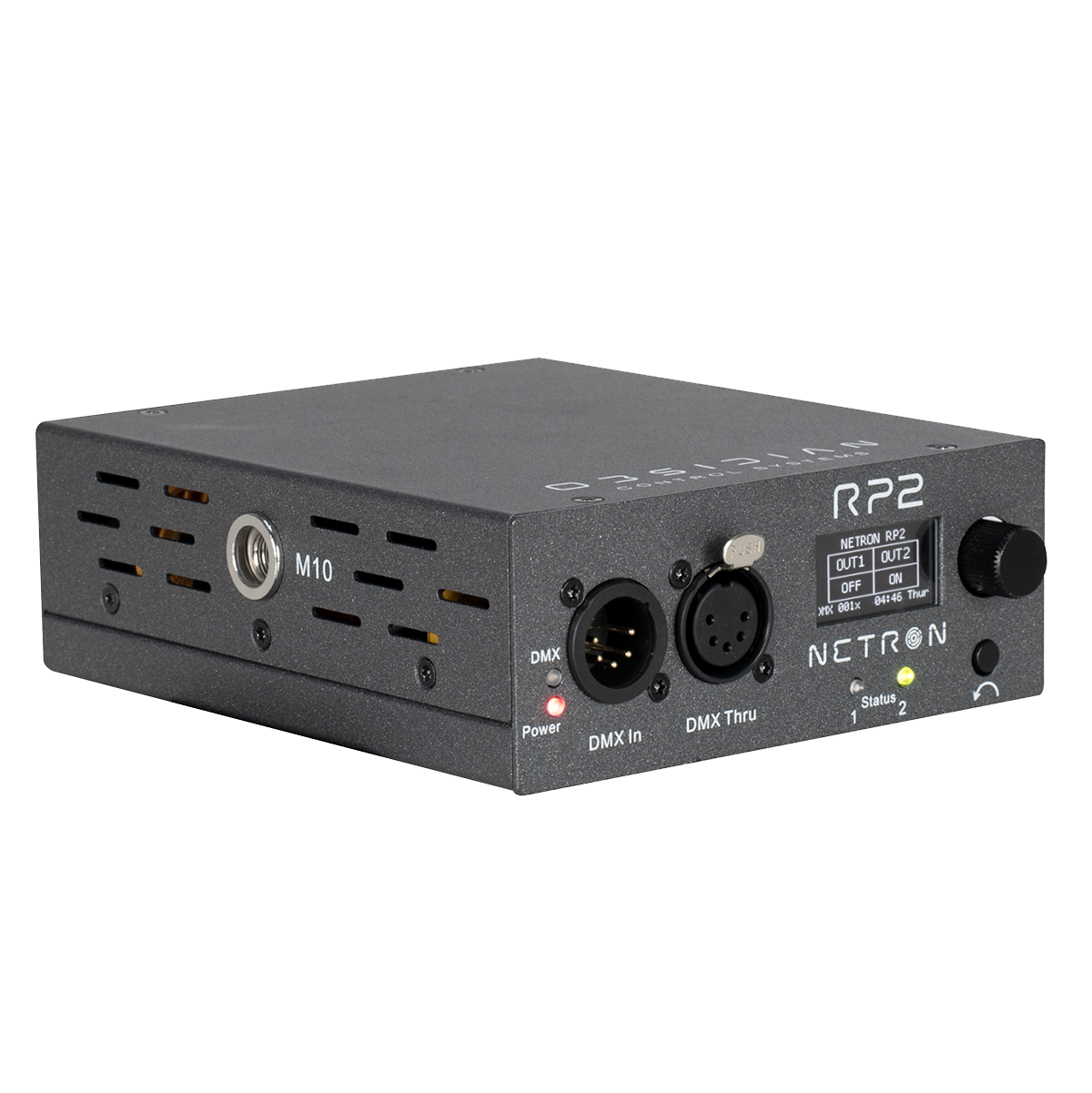 NRP201 - RP2 - DMX Relay, 2-Channel 16A, Scheduler