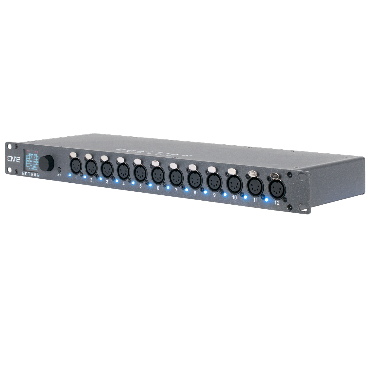 NRE001 - EN12 - 12-Universe 12-Port Art-Net/sACN Gateway Node, PoE
