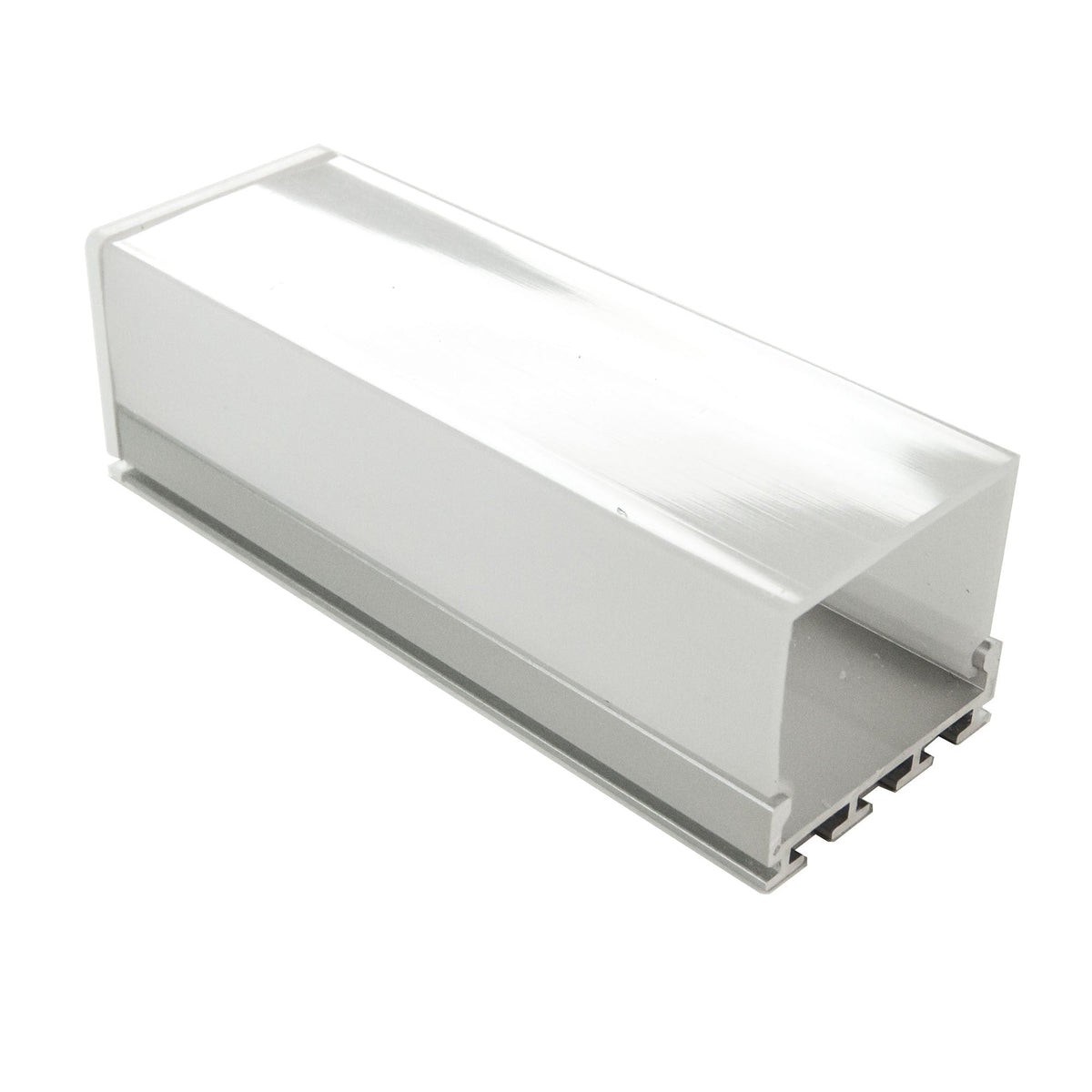 Aluminum Channel - MOSS-ALM-2618B Milky Clips (Surface Mount) 2.44 Meters