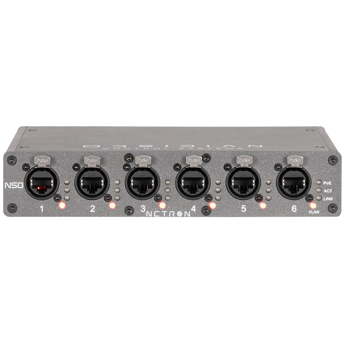 NWS008 - NS8 - 8-Port Switch, 100W PoE, 1/2 Rack