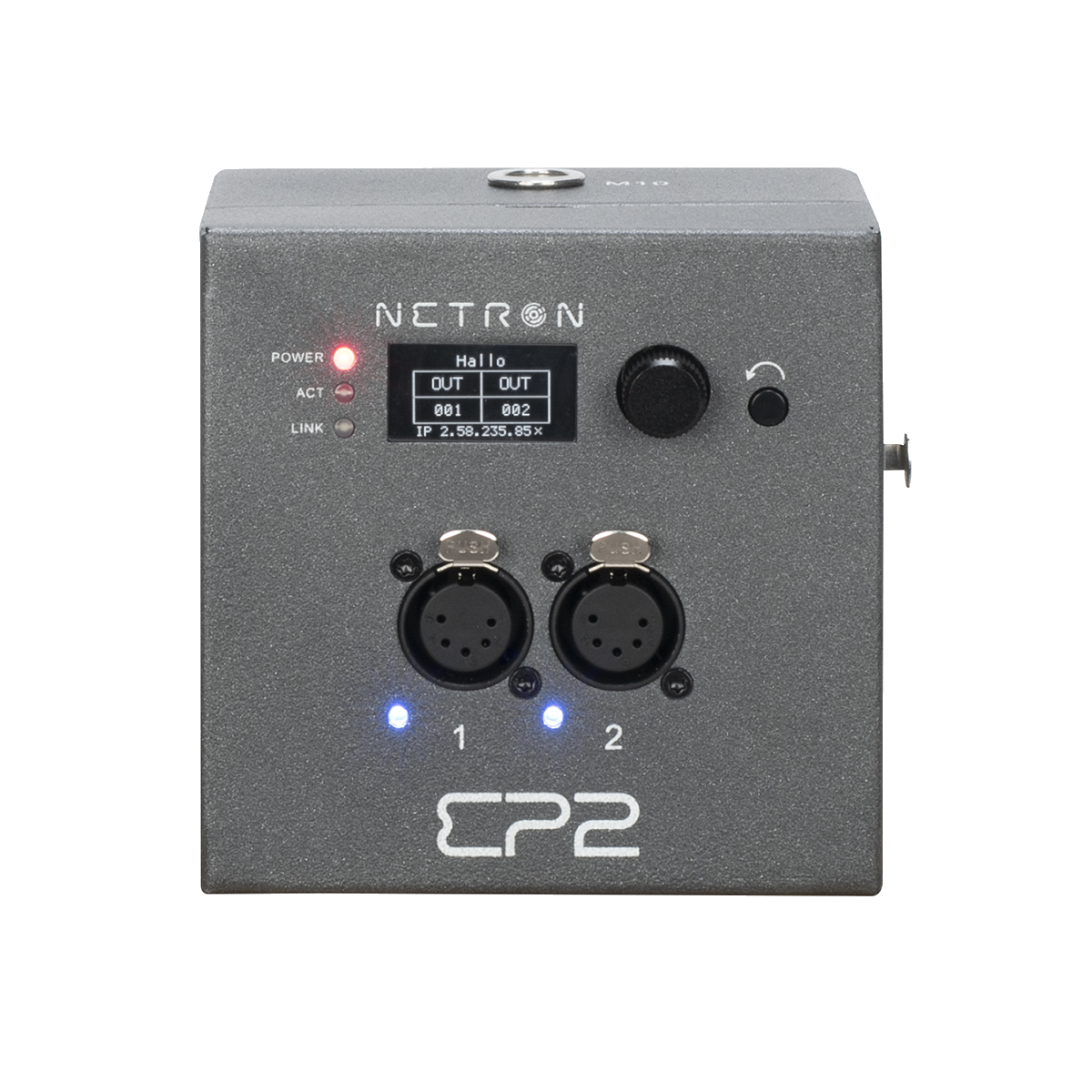 NRE034 - EP2 - 2-Universe XLR sACN/Art-Net Node, Wall