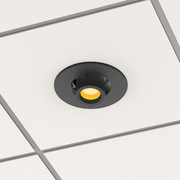 Black flange to complete the EclDisplay ceiling adapter kit, black