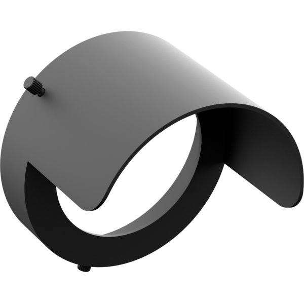Half Snoot for EclDisplay, black housing