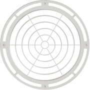 Concentric louvre for ECLPENDANT series, white