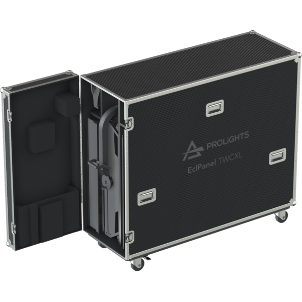 Kit containing 1 ECLPANELTWCXL and accessories in flight case
