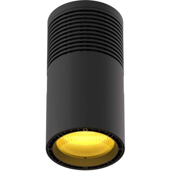 ECLPendantS - 50W RGB+WarmWhite House light with passive cooling, black